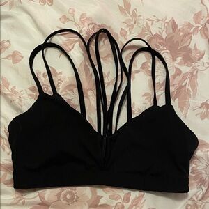 Fabletics Black Multi-Strap Bralette
